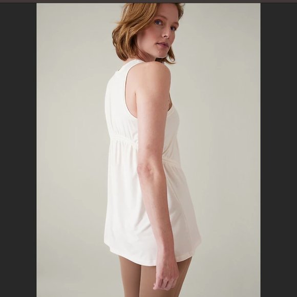 NWT ATHLETA Air Out Cinch Tank - White - Picture 3 of 9